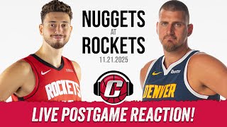 Live Houston Rockets Vs Denver Nuggets Postgame Alperen Sengun Nikola Jokic