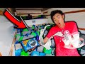 MOVING TRUCK filled with 10,000 FOAM CUBES!!! (CHALLENGE)