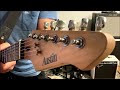 Great cheap guitar  austin stratocaster copy quick demo