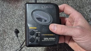 This Sony Walkman EX314 plays both sides of the tape at the same time.. Repair & Service!