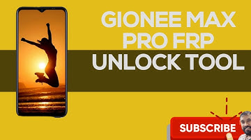 gionee max pro frp unlock tool