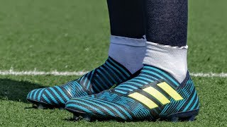 Lionel Messi boots: adidas NEMEZIZ 17+ | Play Test & Review | (Slow Motion) - Pirelli7 - YouTube