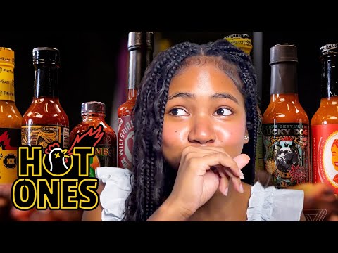 Londyn Guidry Reintroduces Herself While Eating Spicy Wings | Hot Ones