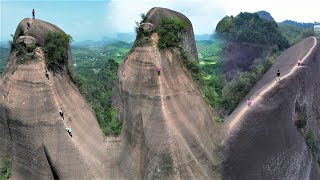 Amazing Place in CHINA | Mountain like a blade | Dangerous cliff walk | Natural wonders of china screenshot 4