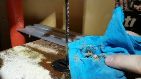 Cleaning Pitch From A Bandsaw Blade With Trend Tool & Bit Cleaner EthAnswers