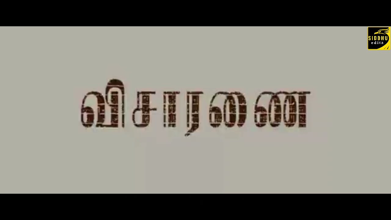 Tribute to vetrimaaran | From his fan | Best director | National award director | siddhu editz