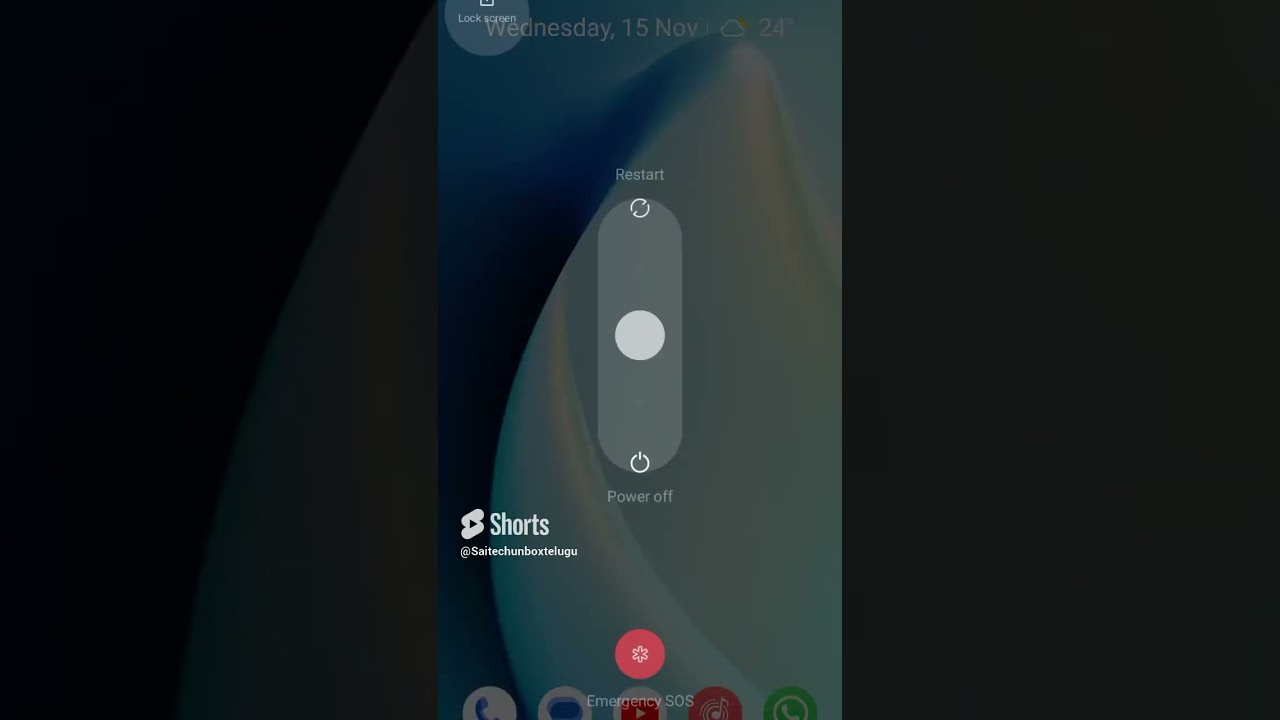 required password to power off in Android 