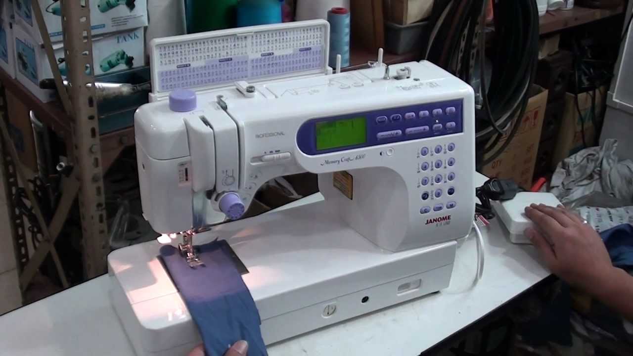 Janome Memory Craft 6500 en MAQUINERIA BEIRO YouTube