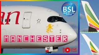 🔴Live  Manchester Airport  . (Close up's)  -Planespotting