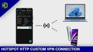 How to Hotspot HTTP Custom VPN Connection