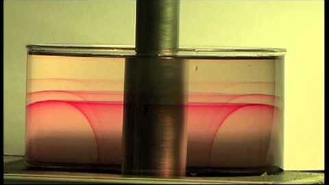 A toroidal vortex in the rotating-rod experiment