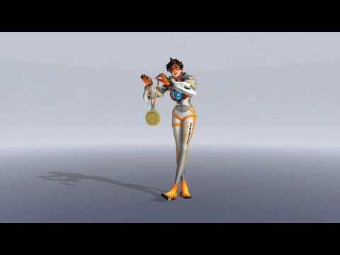 Tracer - Overwatch League White Skin Demo (Epic)(PS4) 