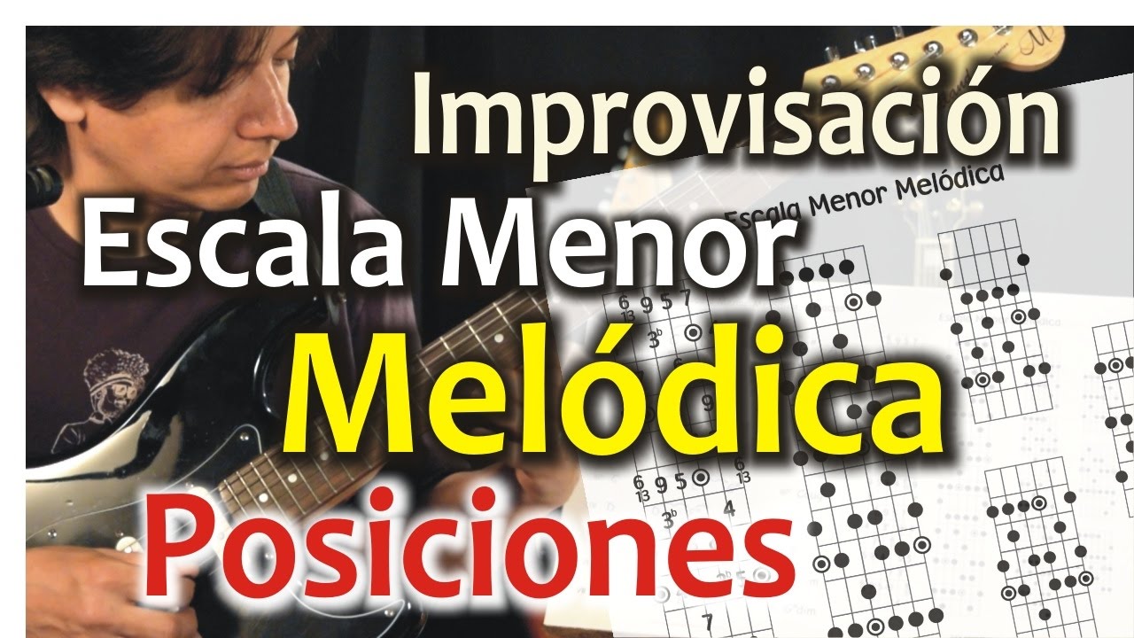 Escala Menor Melódica 1 - Posiciones