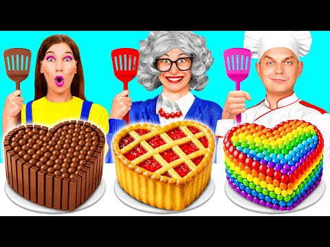Me vs Grandma Cooking Challenge | Funny Food Hacks
