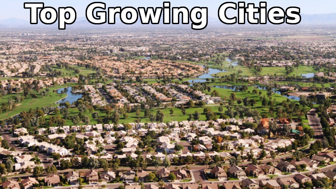 The US Cities that have Gained the Most Population Ranked