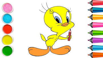 How to Draw Tweety Tune Squad | SPACE JAM 2: A New Legacy. (Bugs Bunny and Marvin The Martian)