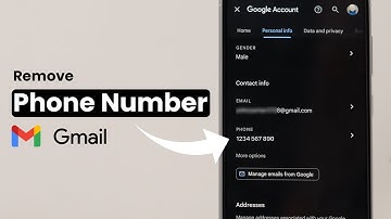 How To Remove Phone Number From Gmail?