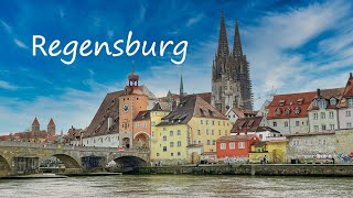 [4K] Ein Tag Regensburg Bayern Stadtrundgang Sehenswürdigkeiten