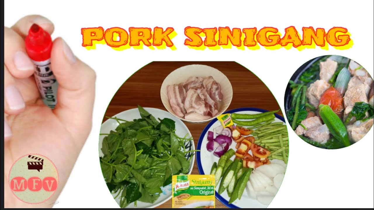 PORK SINIGANG QUICK & EASY/COOKING & EATING TIME - YouTube