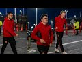 Manchester United players arriving at Old Trafford ahead of Chelsea game