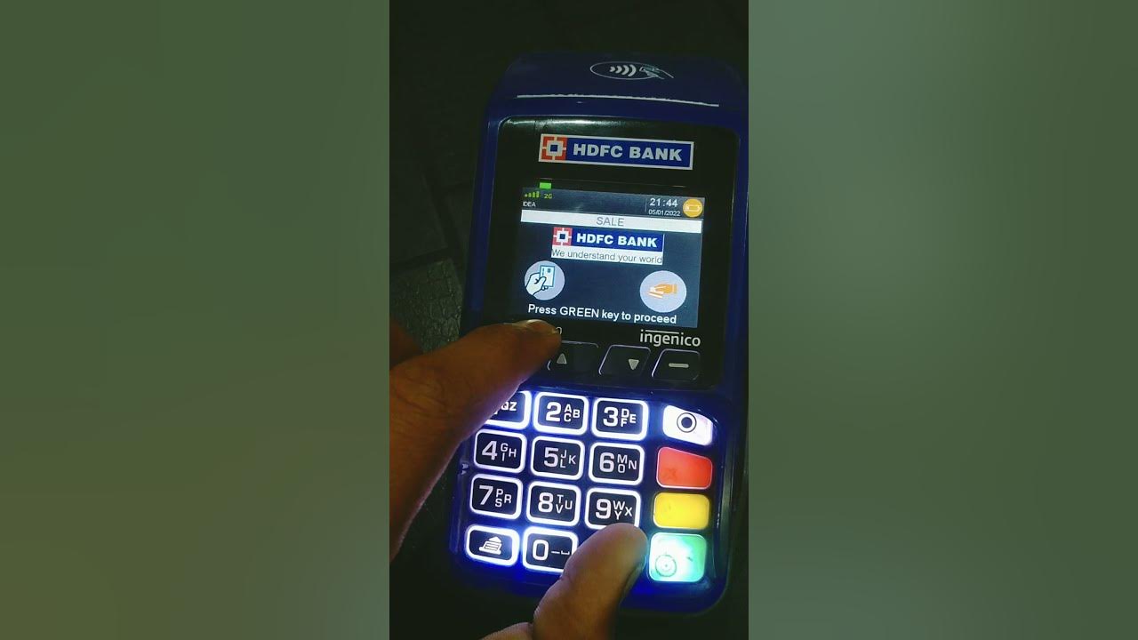 HDFC BANK swipe machine full review YouTube