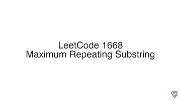 LeetCode 1668: Maximum Repeating Substring