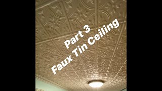 Part 3 Installing a Faux Tin Ceiling by Off Our Rockers 991 views 3 years ago 11 minutes, 35 seconds