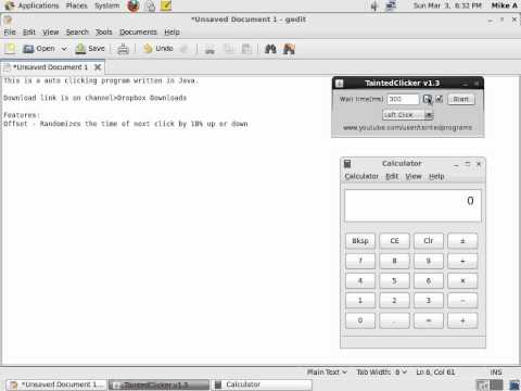 TaintedClicker - Auto clicking program.