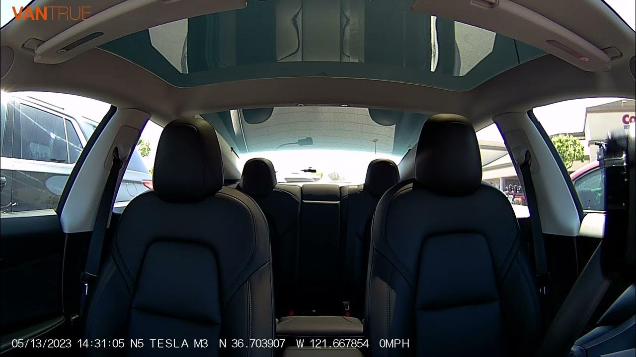Vantrue N5 (Nexus 5) Dash Cam Parking Mode Front Interior Camera