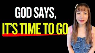 God says, IT'S TIME TO GO. IT'S YOUR NEW CHAPTER!  #propheticword #blessings #wordofgod