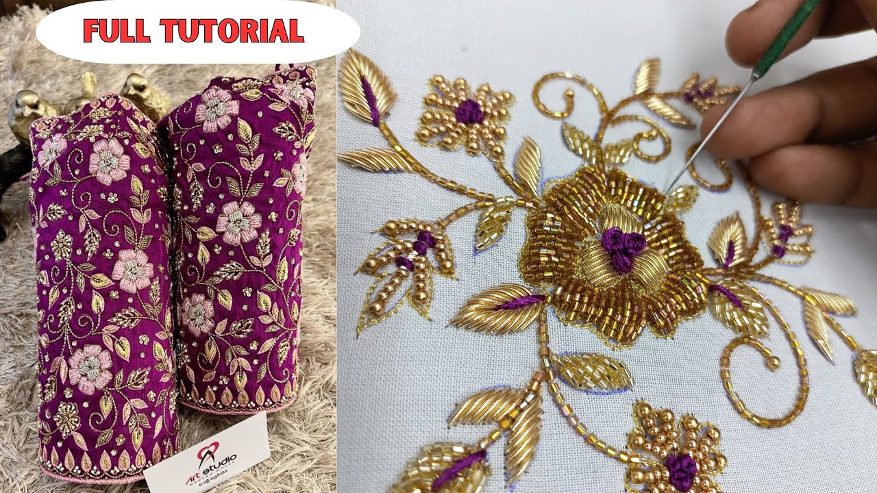 Blouse design for beginnersi || Blouse work || #aariwork # ...