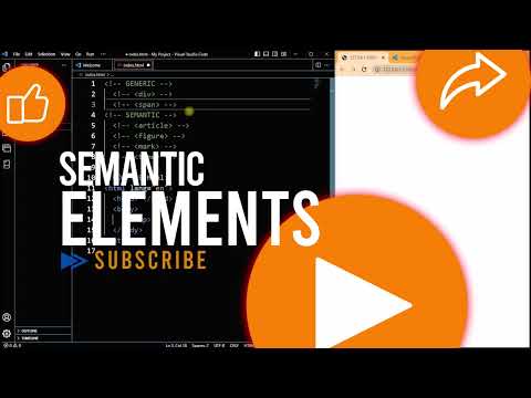 HTML & CSS : About Semantic Elements (Tagalog) #14