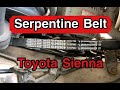 How to Replace a Serpentine Belt: Toyota Sienna 2000