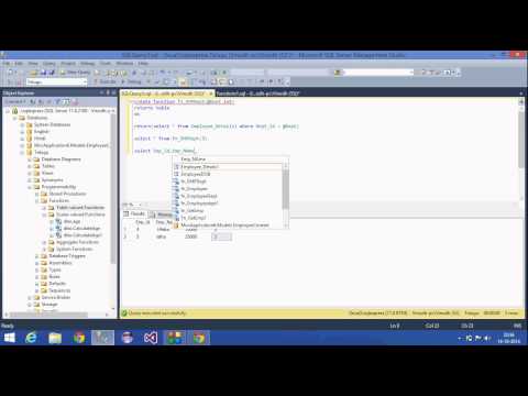 21.SQL Server Tutorial-Hindi(Inline tables valued functions)