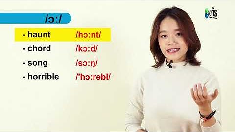 3 phút phát âm chuẩn tiếng Anh| ɔː vs ɒ | Phát âm Tiếng Anh chuẩn