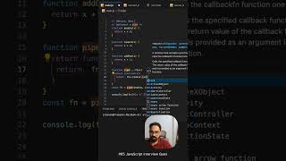 #65 JavaScript Interview Question #tech #frontend #coding