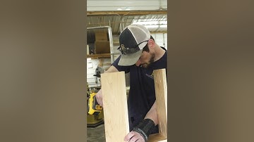 Building an arched window jamb in 30 seconds.