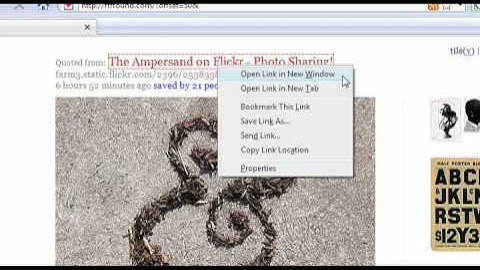 Firefox context menus explained