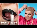 Get Halloween Ready With Grandma! 🎸👻 | Granny Glam | Beauty Studio