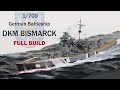 [FULL BUILD] Flyhawk 1/700 German battleship BISMARCK (water base)