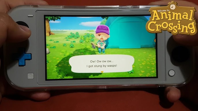 Animal Crossing New Horizon on Nintendo Switch Lite Part 2, Fishing Rod
