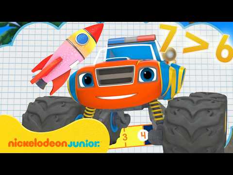 Blaze | Blaze policier utilise la science et les maths pour sauver la situation | 4 Heures | Nick Jr