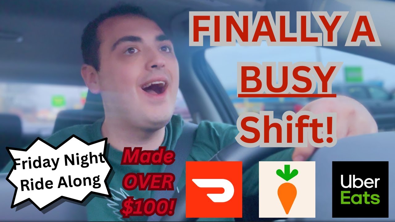 FINALLY A BUSY GIGWORK SHIFT! MADE OVER 100 FRIDAY NIGHT RIDE ALONG