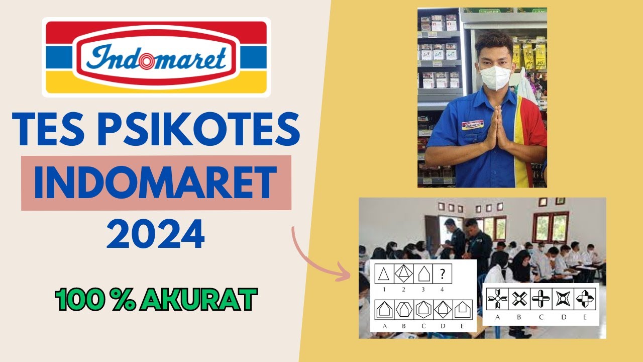 Kisi-Kisi Tes Psikotes Indomaret Terbaru 2024