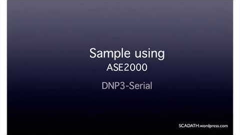 Line Monitor Mode for DNP3 ASE2000