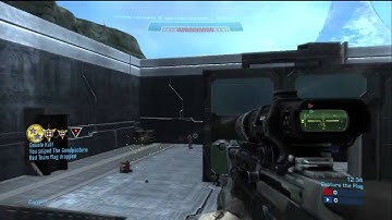 Halo: Reach MLG Overkill Extermination With a Nice No Scope for the Double (Pit CTF)
