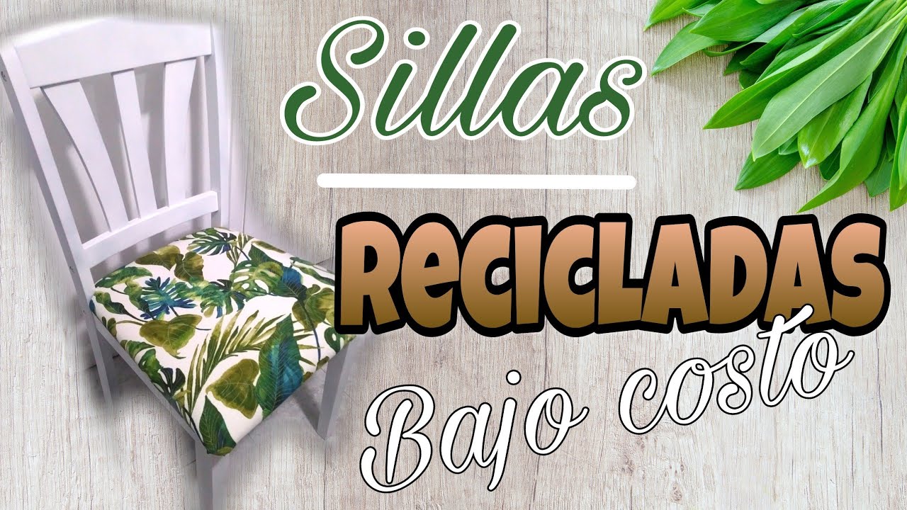 Como RECICLAR SILLA de madera FACIL Y ECONOMICO / Keiri Craft YouTube