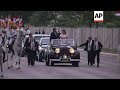 Skittish horse halts Bolsonaro motorcade