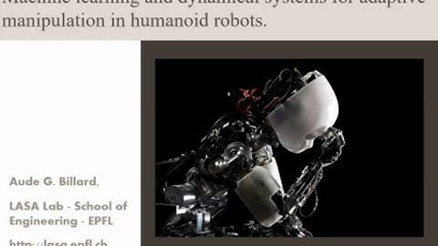 Machine learning and dynamical systems for adaptive manipulation in humanoid robots