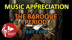 The Baroque Period  Part 1 of 3 Music Appreciation  - Durasi: 54:07. 